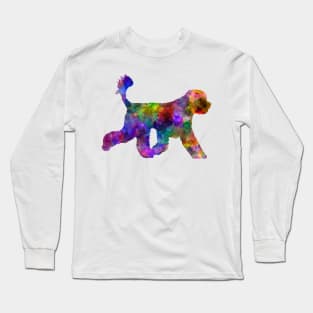 Portuguese Water Dog in watercolor Long Sleeve T-Shirt